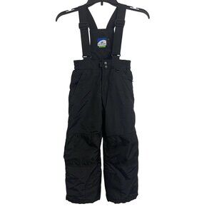 Slalom XS‎ 4/5 Kids Outdoor Winter Ski Snowboard Bibs Black